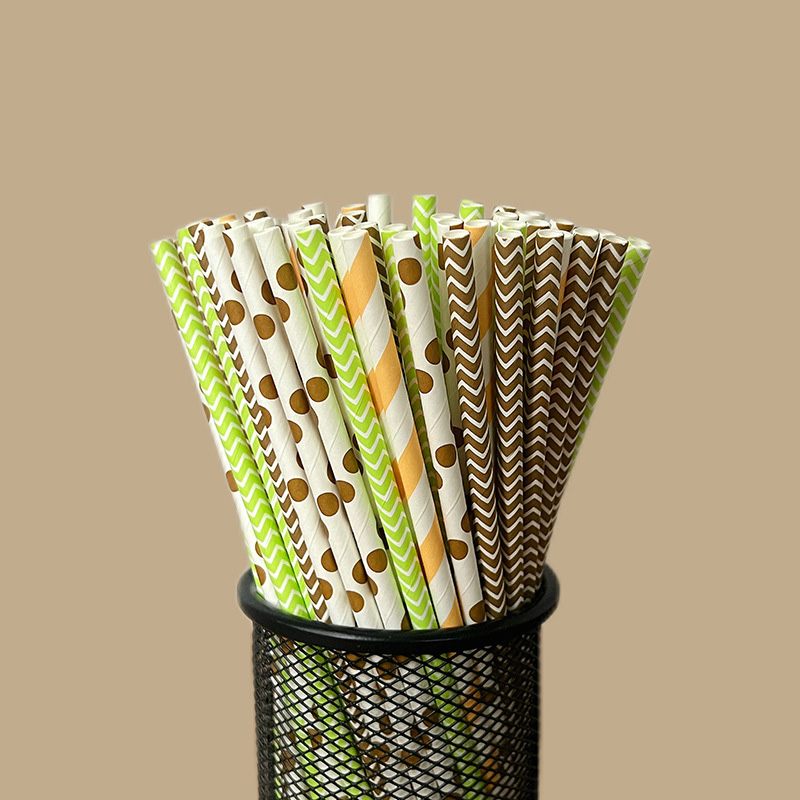 Accept Custom China Manufacture Pajita De Papel Custom Best Quality Paille En Papier Cheap Price Blue pink Paper Straw