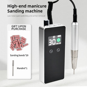 Haute vitesse professionnelle 30000 tr/min Rechargeable en plastique Portable perceuse à <span class=keywords><strong>ongles</strong></span> manucure Machine <span class=keywords><strong>ponceuse</strong></span> à <span class=keywords><strong>ongles</strong></span> <span class=keywords><strong>pour</strong></span> pédicure - Product Image 4