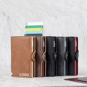 Portafoglio Sottile in Microfibra Personalizzato <span class=keywords><strong>per</strong></span> Uomo, Stile Business, Porta Carte di Credito Premium con Display - Product Image 6