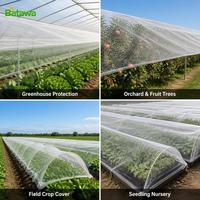 Filet anti-insectes en HDPE blanc résistant aux UV pour la lutte antiparasitaire agricole en serre, jardin et verger
