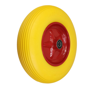 HL HANAK <span class=keywords><strong>Tire</strong></span> Flat-Free 4,00-8 Neumático sólido y rueda con cubo centrado, reemplazo para Hand Truck/<span class=keywords><strong>Dolly</strong></span>/Garden Cart - Product Image 2