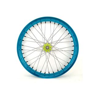 서론 라이트 비 19*2.15 블루 림스 스프레이 페인트 허브 7050 알루미늄 합금 림스 - Product Image 4