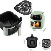 Friteuse à air OEM 8L multifonctionnelle, nouvelle friteuse à air domestique de grande capacité