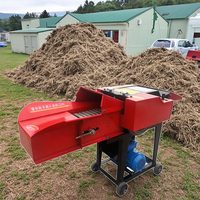 Machine de Traitement des Aliments à Faible Consommation Broyeur de Foin et Paille Broyeur de Tiges de Maïs Concasseur d'Herbe Hacheur Fourrager Coupe-Paille