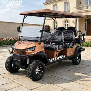 Low Speed Street Legal Electric Golf Cart 4 Seater <b>Waterproof</b> Solar Optional Resort Hotel Shuttle Golf Buggy Factory Supply - Product Image 1