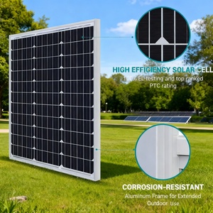 Panel Solar Monocristalino de Silicio IBC de Alta Eficiencia de 50W, con Certificación TUV, Resistente al Agua, para Uso de Emergencia, Color Personalizado para Camping - Product Image 5