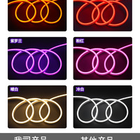 Niederspannungs-Farb-LED-Lichtstreifen, Atmosphärenbeleuchtung, Mehrfarbige Dekorative Beleuchtung, 24V Gaming Neon COB Linienbeleuchtung