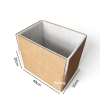 Boîte isotherme en aluminium gaufrée pour fruits frais, avec doublure en mousse EPE recyclée, pour raisins et produits réfrigérés