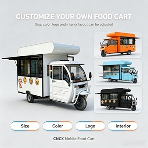 Carrito de Comida Móvil en Oferta con Estructura Plegable y Equipo de Cocina Completo para un Fácil <span class=keywords><strong>Transporte</strong></span> - Product Image 3