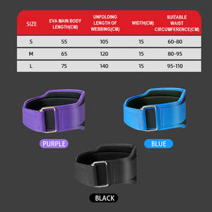 Cinturón de Soporte Lumbar Ajustable y Transpirable de Nailon para Levantamiento de Pesas, Soporte para Cintura para Entrenamiento de Sentadillas Profundas OHOCO - Product Image 6