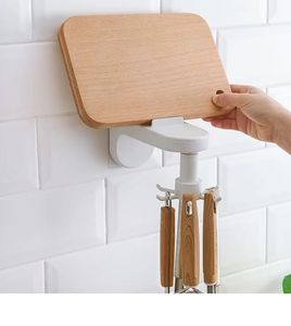 360 utensilios giratorios estante colgante organizador gancho almacenamiento armario debajo del armario gancho de cocina - Product Image 4