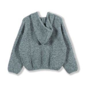 2027 Maglione Pullover Personalizzato OEM & ODM da <span class=keywords><strong>Donna</strong></span>, Casual, Autunno Inverno, Manica Lunga con Cappuccio - Product Image 2