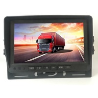 AHD 720P 1080P PAL/NTSC système 7 pouces moniteur de voiture quad avec enregistrement vidéo 4 canaux 1/2/3/4 écran partagé pour voiture camion MDVR