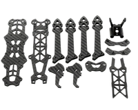 Kit de composants professionnels pour cadre de quadricoptère en fibre de carbone CNC, épaisseur 5 mm