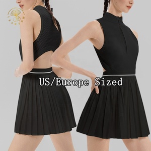 Abbigliamento Sportivo Elasticizzato in Quattro Direzioni per Donna, Produttore di Abbigliamento Attivo, Gonne Sportive da Tennis per Donna, Set di Gonne da Tennis - Product Image 1