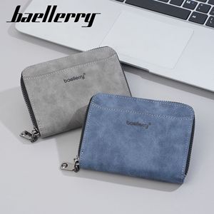กระเป๋าใส่เหรียญขนาดกะทัดรัด Baeillerry พร้อมช่องใส่บัตรหลายใบ สำหรับทุกเพศ สีพื้น ซิปปิด ใช้ได้ทุกวัน - Product Image 3