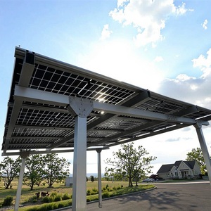 Système de <span class=keywords><strong>carport</strong></span> solaire en aluminium étanche 10 kW, structure de <span class=keywords><strong>carport</strong></span> photovoltaïque montée au sol, supports de <span class=keywords><strong>carport</strong></span> solaire <span class=keywords><strong>pour</strong></span> stationnement, stock européen - Product Image 2