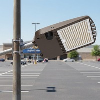 Lumière LED pour parking 28000lm 200W, éclairage LED de zone ETL DLC, étanche IP65, éclairage extérieur monté sur poteau, garantie 5 ans