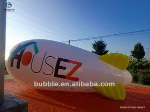 Zeppline inflable de 7,5 m de largo, bote de helio <span class=keywords><strong>flotante</strong></span> enorme con banderines, precio barato - Product Image 2