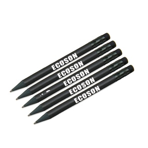 ดินสอขนาดเล็กสำหรับเล่นกอล์ฟ HB,ดินสอไม้สีดำเคลือบทุกชิ้นพร้อมยางสีดำพิมพ์โลโก้ตราแบบกำหนดเองได้ - Product Image 1