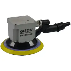 Custom High Speed Central-Vacuum Air Pneumatic Random Orbital Sander 12000rpm 6Inch With Fixed Platform For Robotic Arm