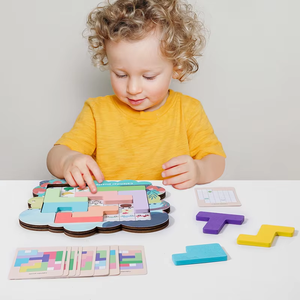 Nouveau design 2026 : Casse-tête en bois russe pour développer la pensée logique des enfants – Jouet stimulant l'esprit - Product Image 2