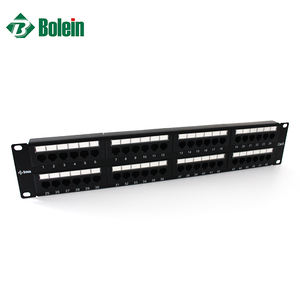 VENTA CALIENTE Sistemas de cableado Ethernet tipo IDC Loded ODF Rackmount Cable Manager 2U UTP 48 Port Cat6 Patch Panel - Product Image 4