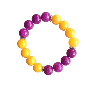 Luxury Resin Beads <b>Bracelet</b> <b>Stretch</b> Handmade Fashion Jewelry for Women Casual Party Styling - Product Image 1