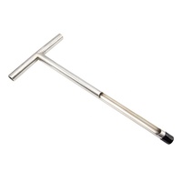 Sonda Muestreadora de Suelo de 20 Pulgadas Tipo T con Empuñadura de Acero Inoxidable para Análisis de Suelo, Cuidado de Plantas, Jardín, Césped y Granja