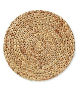 Tapis de sol rond en jacinthe d'eau de haute qualité, fabrication en gros, fabriqué au Vietnam - Product Image 1