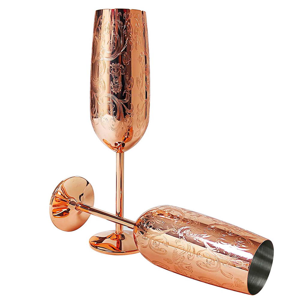 Fleur de rose gravée
