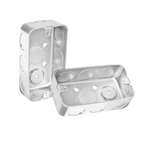Boîtier de jonction en acier galvanisé homologué IP65 de 4"X2"X2-1/8" avec conduit Ko'S Handy Extension en métal étiré