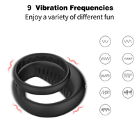 Bestseller Männlicher Kabelloser Ferngesteuerter APP-gesteuerter Vibrierender Penisring Prostata-Silikon-Vibrator 10 Frequenzen 100% Wasserdicht