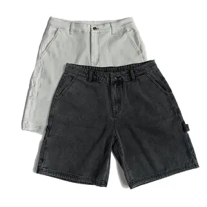 Jorts dos homens personalizados Verão Streetwear Vintage Carga Calças Curtas Soltas Shorts Trabalho Homens Moda Lona Baggy Trabalho Carpenter Shorts