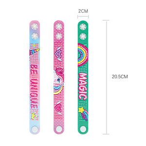 Diamond <span class=keywords><strong>Dotz</strong></span> 3PCs como un conjunto Niños Diamante Pintura DIY cuentas Pulseras - Product Image 6