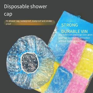 Bonnets de Douche Jetables en PE de Haute Qualité, Imperméables, Colorés et Tendance pour Hôtels et Salons de Coiffure - Product Image 2