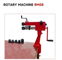 RM08 machine manuelle de rouleau de roulement de perle de tôle formant rotatoire avec des composants de noyau d'engrenage