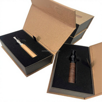 Inhalateur d'huile essentielle portable pour arrêter de fumer, inhalateur d'air sans fumée, inhalateur d'aromathérapie en bois, bâton inhalateur sans fumée avec noyau