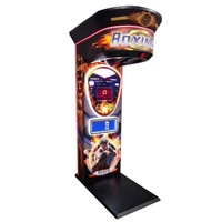 Machine de jeu de boxe à monnayeur pour parc d'attractions, puissance 250W-500W, couleur personnalisable et prise EU avec support anglais
