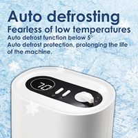 2000ML déshumidificateur Compact Portable Mini Air maison petit absorbeur d'humidité sécheur d'air Peltier 2L déshumidificateur 7 lumières de couleur