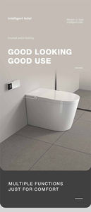 โถสุขภัณฑ์อัจฉริยะ GOSE 954 พร้อมถังเก็บน้ำในตัว มาตรฐานกันน้ำ IPX4 พร้อมระบบทำความร้อนที่นั่ง เปิดอัตโนมัติ ระบบเซ็นเซอร์เท้า ระบบชำระล้างด้วยปุ่มกดด้านข้าง พร้อมรีโมทคอนโทรล - Product Image 2
