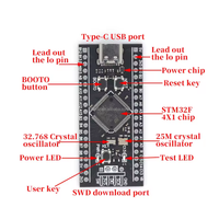 Papan Pengembangan STM32 Terlaris, Papan Inti MCU STM32F4 STM32F411CEU6 STM32F401CCU6 STM32F401RCT6 Modul