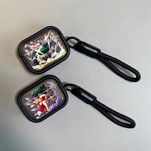 Drop Shipping Japon <span class=keywords><strong>Anime</strong></span> Luffy One Piecee Style Design Étui pour casque d'écoute pour <span class=keywords><strong>airpods</strong></span> Pro 1/<span class=keywords><strong>2</strong></span>/3 - Product Image 5