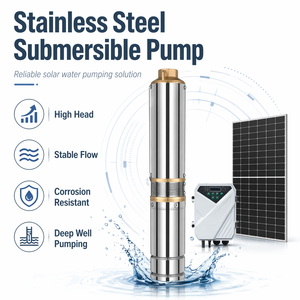 <span class=keywords><strong>Kit</strong></span> de Bomba de Agua Sumergible <span class=keywords><strong>Solar</strong></span> de <span class=keywords><strong>12V</strong></span> 24V 48V CC con Controlador para Riego, Estanques de Peces e Hidroponía - Product Image 2