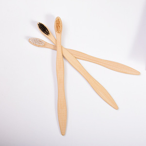 Sản phẩm chăm sóc răng miệng thân thiện với môi trường Bàn chải đánh răng dành cho người lớn Bàn chải đánh răng làm trắng với lông bàn chải bằng than hoạt tính Chất liệu dành cho trẻ sơ sinh - Product Image 5