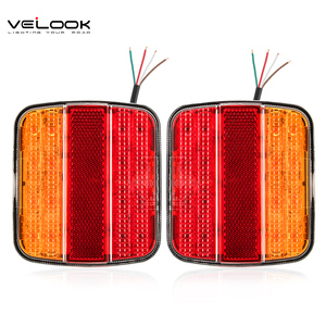 <span class=keywords><strong>Feu</strong></span> arrière de remorque LED étanche IP67, 5 fonctions, certifié ECE, ajustement universel 12V-24V - Product Image 1