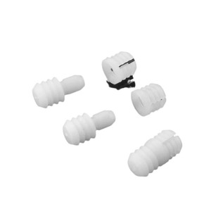 Hidden Grille <b>Clip</b> On Two In One Wardrobe Connector White Plastic Easy Installation Male And Female Plugs Hardware Accessory - Product Image 2