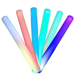 Chất lượng cao 16 ''LED Glow Baton Wand nhiều màu mạnh mẽ <span class=keywords><strong>Light</strong></span>-Up <span class=keywords><strong>Foam</strong></span> Stick Red Green Blue 6 chức năng cho tốt nghiệp trở lại - Product Image 1
