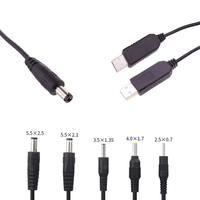 Wavelink Step-up-Modul DC-Buchse 5,5*2,1 5V zu 12V Stromversorgter USB-zu-DC-Stecker Adapterkabel