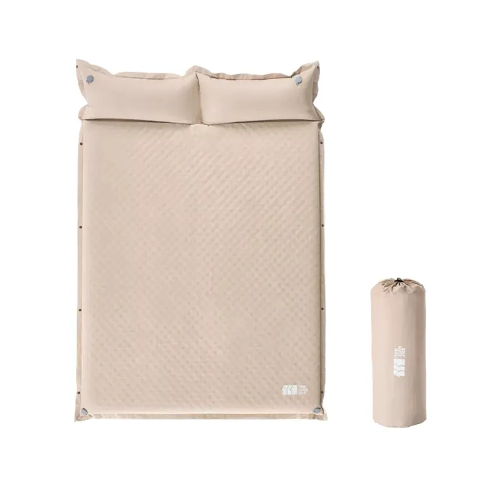 Thick Self-Inflating Single Double Camping Mattresses, Automatic Inflatable Mat Sleeping Pad for Outdoor Glamping Travel